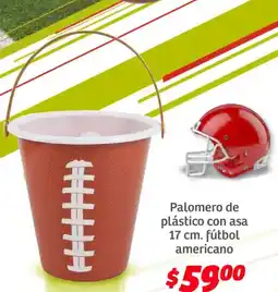 Soriana Híper Fútbol americano palomero de plástico con asa oferta