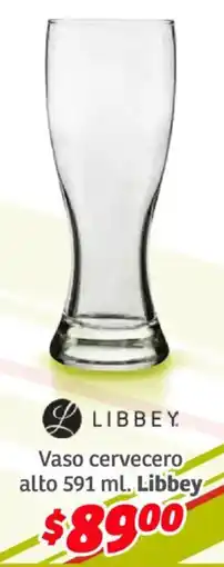 Soriana Híper Libbey vaso cervecero alto oferta