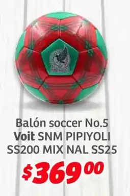 Soriana Híper Voit balón soccer oferta