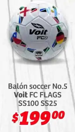 Soriana Híper voit balón soccer oferta