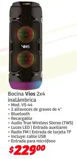 Soriana Híper Vios bocina oferta