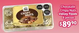 Soriana Híper Valley foods chocolate crispy nuts oferta