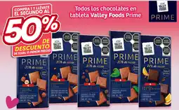 Soriana Híper Valley foods prime todos los chocolates en tableta oferta