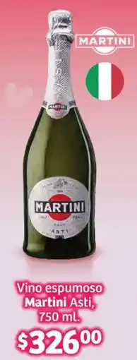 Soriana Híper Martini asti vino espumoso oferta