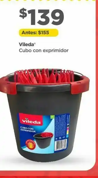 Cubo con escurridor vileda