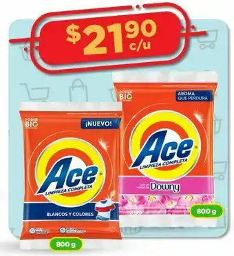 Bodega Aurrerá Detergente en polvo ace oferta