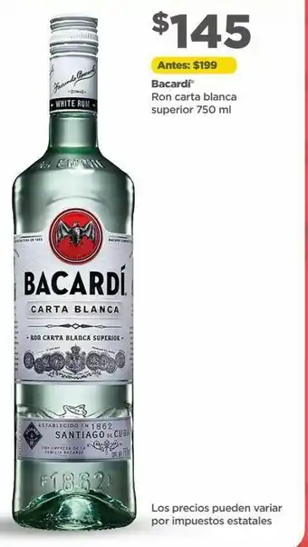 Bodega Aurrerá Ron bacardí oferta