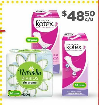 Bodega Aurrerá Toallas femeninas kotex oferta