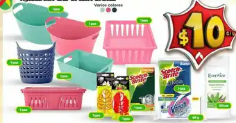 Bodega Aurrerá Cestos para ropa 1pza oferta