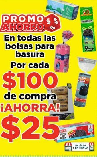 HEB Bolsas de basura oferta