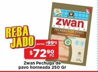 HEB Pechuga de pavo zwan oferta