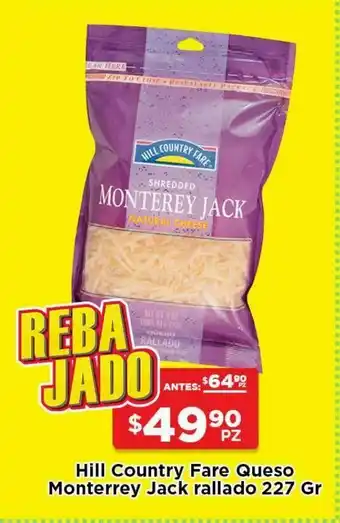 HEB Queso rallado hill country fare oferta