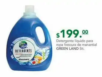Fresko Detergente líquido green land 5l oferta