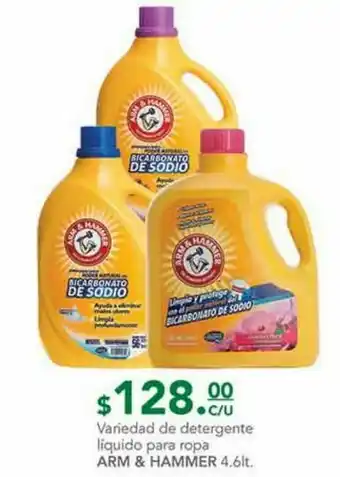 Detergente líquido arm & hammer 4,6l
