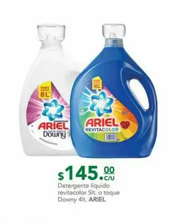 Detergente líquido ariel revitacolor 5l