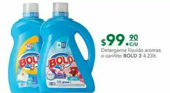 Fresko Detergente líquido bold3 4,23l oferta