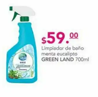 Limpiador de baño menta eucalipto green land 700ml