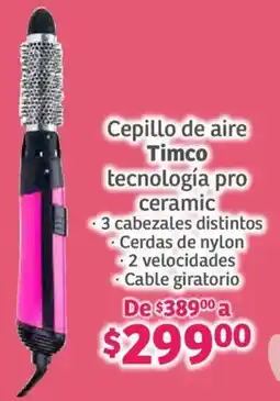 Soriana Híper Timco cepillo de aire tecnología pro ceramic oferta