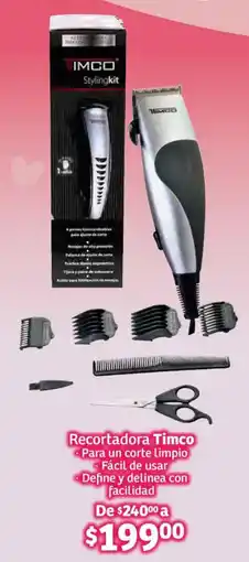 Soriana Híper Timco recortadora oferta