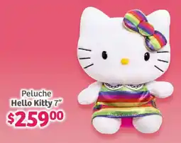 Soriana Híper Hello kitty 7" peluche oferta