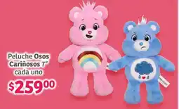 Soriana Híper Osos cariñosos 7" peluche cada uno oferta