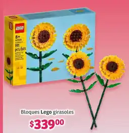 Soriana Híper Lego bloques girasoles oferta