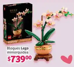 Soriana Híper Lego bloques miniorquídea oferta