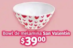 Soriana Híper San valentín bowl de melamina oferta