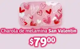 Soriana Híper San valentín charola de melamina oferta