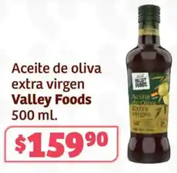 Soriana Híper Valley foods aceite de oliva extra virgen oferta