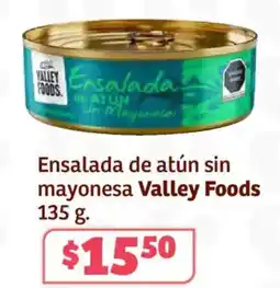 Soriana Híper Valley foods ensalada de atún sin mayonesa oferta