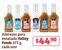 Soriana Híper Valley foods aderezos para ensalada oferta
