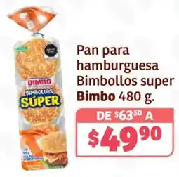 Soriana Híper Bimbo pan para hamburguesa bimbollos super oferta