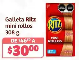 Soriana Híper Ritz galleta mini rollos oferta