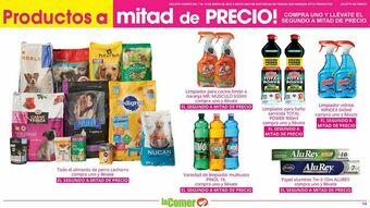La Comer Limpiadores mr. musculo oferta