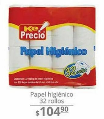 La Comer Papel higiénico 32 rollos oferta