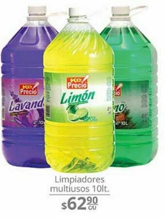 La Comer Limpiadores multiusos 10lt oferta
