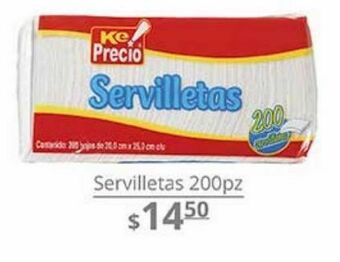 La Comer Servilletas 200pz oferta