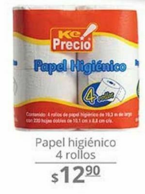 La Comer Papel higiénico 4 rollos oferta