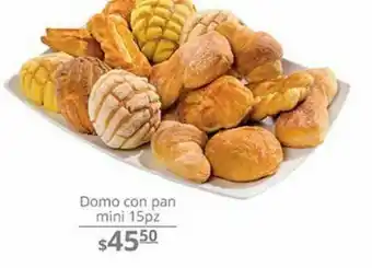 La Comer Domo con pan mini 15pz oferta