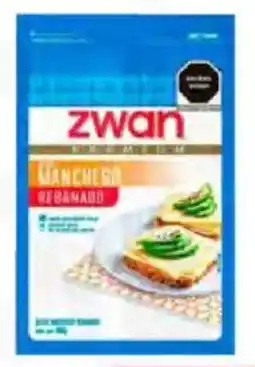 Soriana Híper Zwan queso manchego rebanado oferta