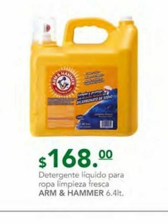 La Comer Detergente líquido arm & hammer oferta