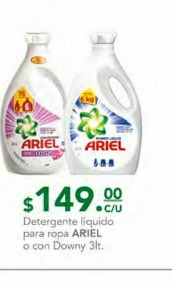 La Comer Detergente líquido ariel oferta