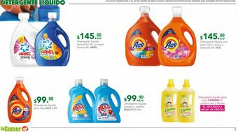 La Comer Detergente líquido oferta