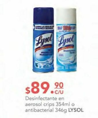 La Comer Desinfectante lysol oferta