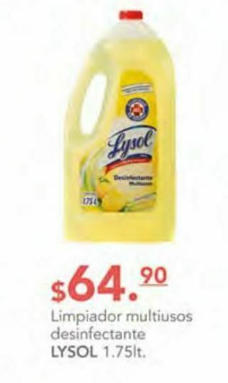 La Comer Desinfectante lysol oferta