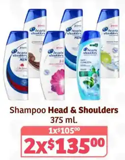 Soriana Híper Head & Shoulders shampoo oferta