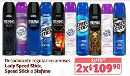 Soriana Híper Lady Speed Stick, Speed Stick o Stefano oferta