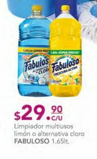 La Comer Limpiadores fabuloso oferta