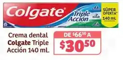 Soriana Híper Colgate triple accion oferta